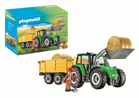 Set figurine Country 9317 Tractor cu remorcăIVET.RO - Reduceri de până la -80%