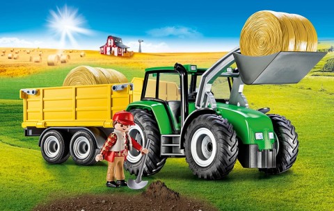 Set figurine Country 9317 Tractor cu remorcăIVET.RO - Reduceri de până la -80%