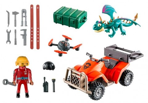 Set cu figurine Dragons 71085 Icaris Quad & PhilIVET.RO - Reduceri de până la -80%