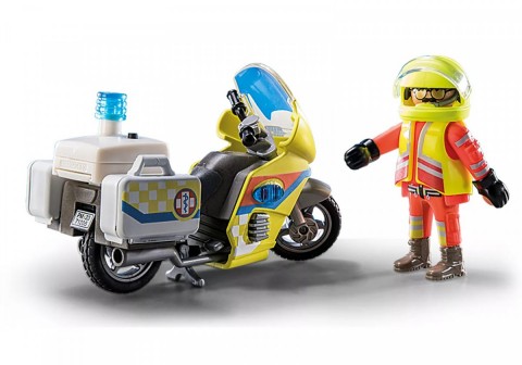 Set cu figurina City Life 71205 Motocicletă de salvare cu luminăIVET.RO - Reduceri de până la -80%