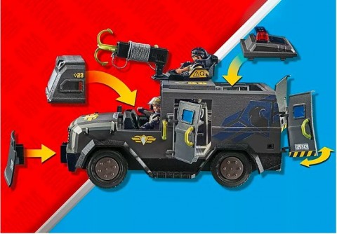 Set cu vehicul City Action 71144 Vehicul de teren al unității specialeIVET.RO - Reduceri de până la -80%