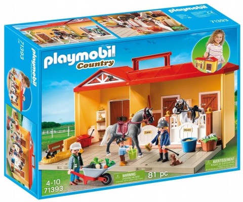 Set cu figurine Country 71393 Noul grajd portabilIVET.RO - Reduceri de până la -80%