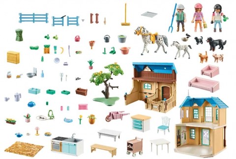 Set cu figurine Horses 71351 Ranczo CascadăIVET.RO - Reduceri de până la -80%