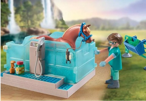 Set cu figurine Horses 71352 Hipoterapie și clinică veterinară pentru animaleIVET.RO - Reduceri de până la -80%