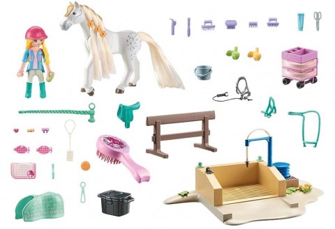 Set cu figurine Horses 71354 Isabella și Lioness în zona de spălare a cailorIVET.RO - Reduceri de până la -80%
