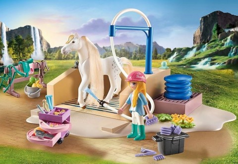 Set cu figurine Horses 71354 Isabella și Lioness în zona de spălare a cailorIVET.RO - Reduceri de până la -80%