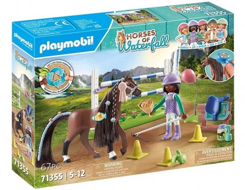 Set cu figurine Horses 71355 Zoe și Blaze cu obstacoleIVET.RO - Reduceri de până la -80%