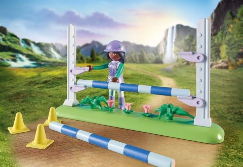 Set cu figurine Horses 71355 Zoe și Blaze cu obstacoleIVET.RO - Reduceri de până la -80%