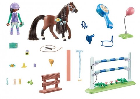 Set cu figurine Horses 71355 Zoe și Blaze cu obstacoleIVET.RO - Reduceri de până la -80%