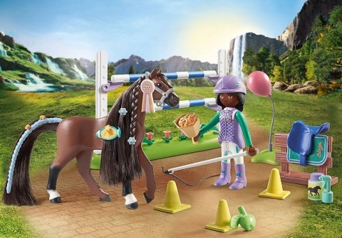 Set cu figurine Horses 71355 Zoe și Blaze cu obstacoleIVET.RO - Reduceri de până la -80%
