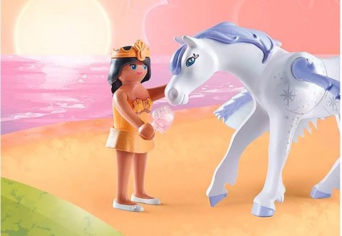 Set cu figurine Princess Magic 71361 Pegas ceresc cu curcubeuIVET.RO - Reduceri de până la -80%