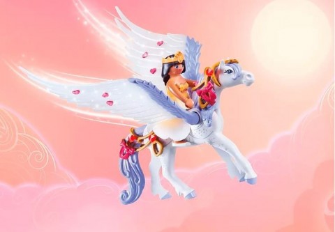 Set cu figurine Princess Magic 71361 Pegas ceresc cu curcubeuIVET.RO - Reduceri de până la -80%