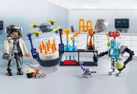 Set cu figurine My Life 71450 Om de știință cu roboțiIVET.RO - Reduceri de până la -80%