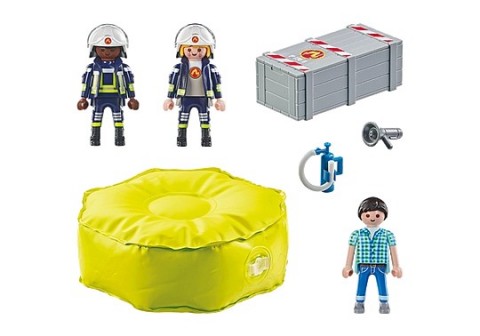 Set figurine Action Heroes 71465 Pompieri cu pernă de aerIVET.RO - Reduceri de până la -80%