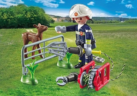 Set de figurine Action Heroes 71467 Pompieri - Salvarea animalelorIVET.RO - Reduceri de până la -80%