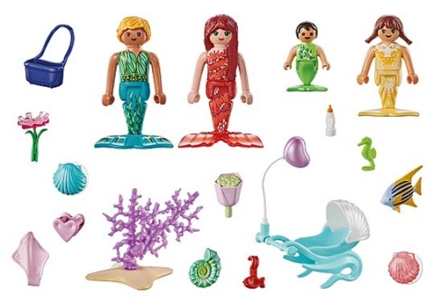 Set de figurine Princess Magic 71469 Familia sirenelorIVET.RO - Reduceri de până la -80%