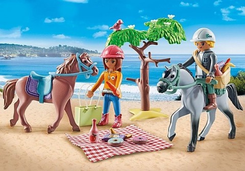 Set de figurine Horses 71470 Excursie călare pe plajă cu Amelia și BenIVET.RO - Reduceri de până la -80%