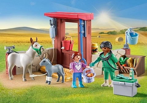 Set figurine Country 71471 Veterinar cu măgărușiIVET.RO - Reduceri de până la -80%