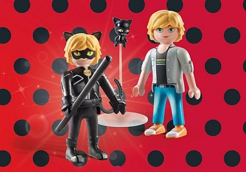 Set de figurine Miraculum 71337 Adrien și Pisica NeagrăIVET.RO - Reduceri de până la -80%
