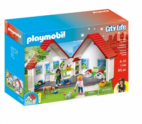 Set cu figurine City Life 71396 Magazin zoologic portabilIVET.RO - Reduceri de până la -80%
