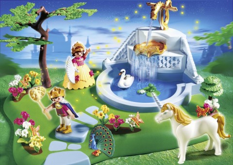 Set cu figurine Princess 4137 Grădina regală de basmIVET.RO - Reduceri de până la -80%