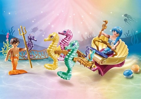 Set figurine Princess Magic 71500 Locuitorii subacvatici cu trăsura căluților de mareIVET.RO - Reduceri de până la -80%