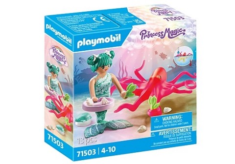 Set figurine Princess Magic 71503 Sirenă cu caracatiță care își schimbă culoareaIVET.RO - Reduceri de până la -80%