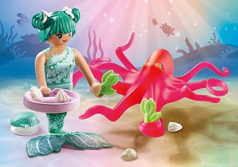 Set figurine Princess Magic 71503 Sirenă cu caracatiță care își schimbă culoareaIVET.RO - Reduceri de până la -80%