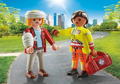 Set figurine Duo Pack 71506 Paramedic cu pacientIVET.RO - Reduceri de până la -80%