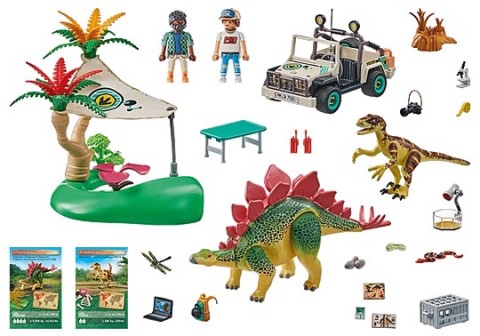 Set de figurine Dinos 71523 Tabără de cercetare cu dinozauriIVET.RO - Reduceri de până la -80%