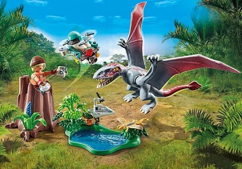 Set de figurine Dinos 71525 Stația de cercetare pentru dinozaurii DimorfodonIVET.RO - Reduceri de până la -80%
