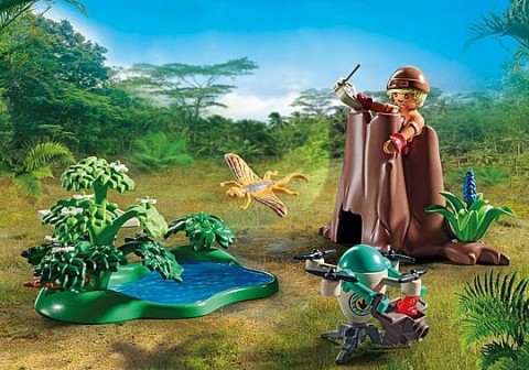 Set de figurine Dinos 71525 Stația de cercetare pentru dinozaurii DimorfodonIVET.RO - Reduceri de până la -80%