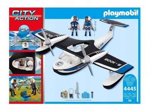 Set de figurine City Action 4445 Hidroavion de polițieIVET.RO - Reduceri de până la -80%
