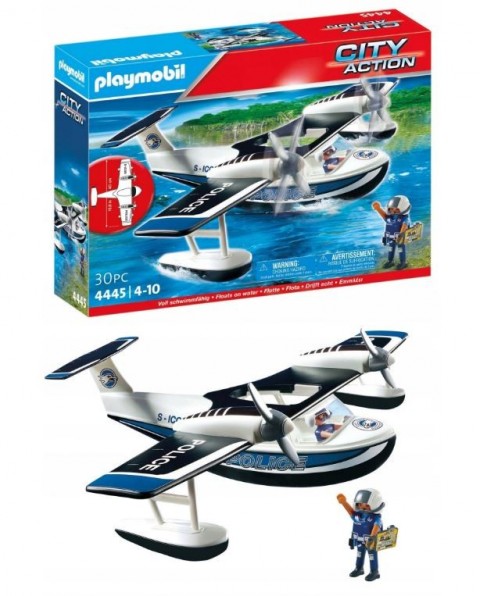 Set de figurine City Action 4445 Hidroavion de polițieIVET.RO - Reduceri de până la -80%
