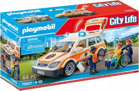 Set de figurine City Life 71037 Mașină de salvareIVET.RO - Reduceri de până la -80%
