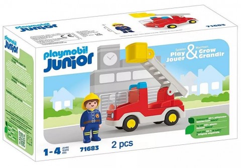 Set cu figurină Junior 71683 Mașină de pompieri cu scarăIVET.RO - Reduceri de până la -80%