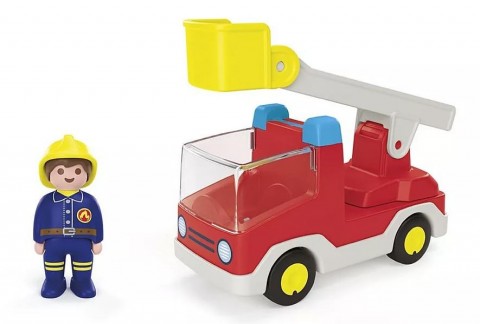 Set cu figurină Junior 71683 Mașină de pompieri cu scarăIVET.RO - Reduceri de până la -80%