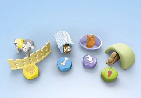 Set cu figurine Junior 71690 Hotel pentru animale cu distribuitor de hranăIVET.RO - Reduceri de până la -80%