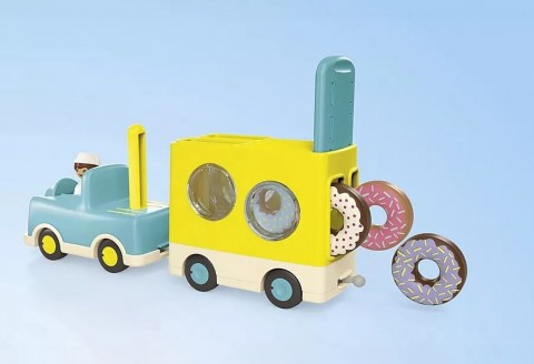 Set cu figurine Junior 71702 Camionul cu Gogoși cu funcție de asamblare și sortareIVET.RO - Reduceri de până la -80%