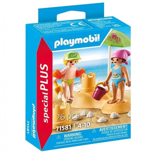 Set cu figurine Special Plus 71581 Copii și castel de nisipIVET.RO - Reduceri de până la -80%