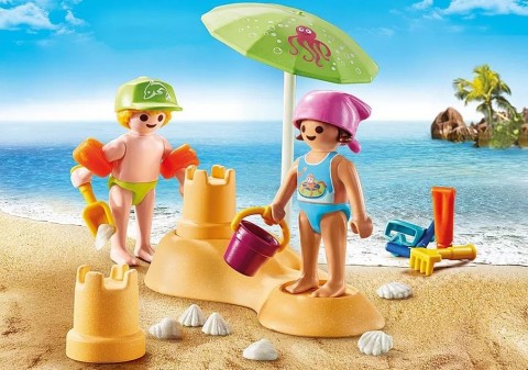 Set cu figurine Special Plus 71581 Copii și castel de nisipIVET.RO - Reduceri de până la -80%