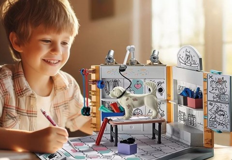 Set cu figurine Color 71514 Salon pentru câiniIVET.RO - Reduceri de până la -80%
