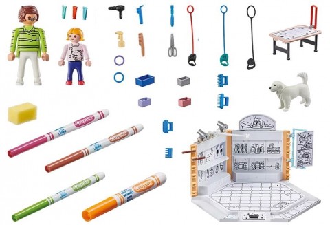 Set cu figurine Color 71514 Salon pentru câiniIVET.RO - Reduceri de până la -80%