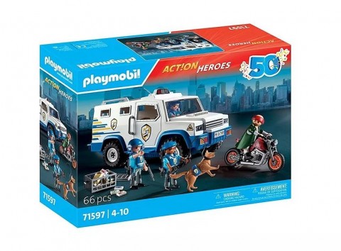 Set de figurine Action Heroes 71597 Transportor de baniIVET.RO - Reduceri de până la -80%