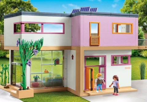 Set de figurine My Life 71607 Casă cu grădină de iarnăIVET.RO - Reduceri de până la -80%