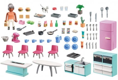 Set figurine My Life 71608 Bucătărie cu sufragerieIVET.RO - Reduceri de până la -80%