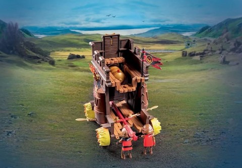 Set de figurine Novelmore 71643 Căruță de luptă cu tun de focIVET.RO - Reduceri de până la -80%