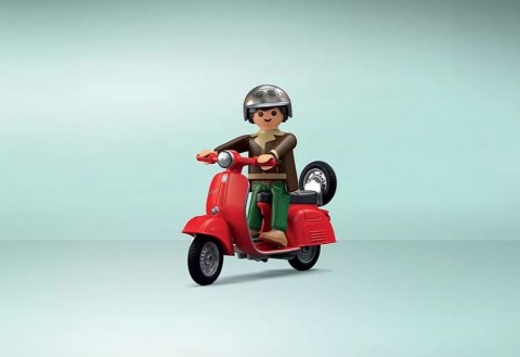 Set figurine Vespa 71620 Garaj Vespa din anii '60IVET.RO - Reduceri de până la -80%