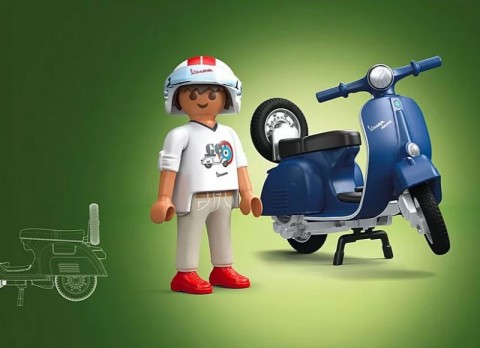 Set figurine Vespa 71622 1969 Vespa 150 Sprint Veloce, albastruIVET.RO - Reduceri de până la -80%