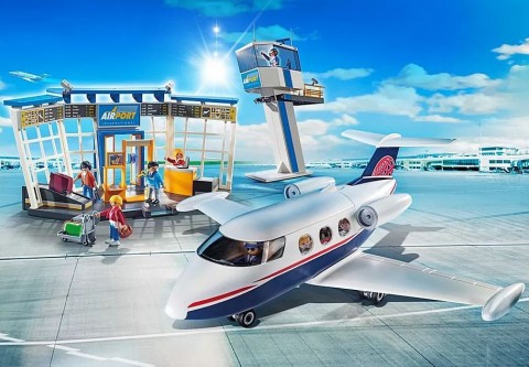 City Action 71153 Aeroport cu set de figurine și avionIVET.RO - Reduceri de până la -80%
